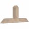 Ekena Millwork Portland Smooth Timber Gable Bracket, Douglas Fir, 48"W x 22"H x 5 1/2"D x 5 1/2"F, 11/12 Pitch GBW048X22X0606POR00SDF - alternate 5